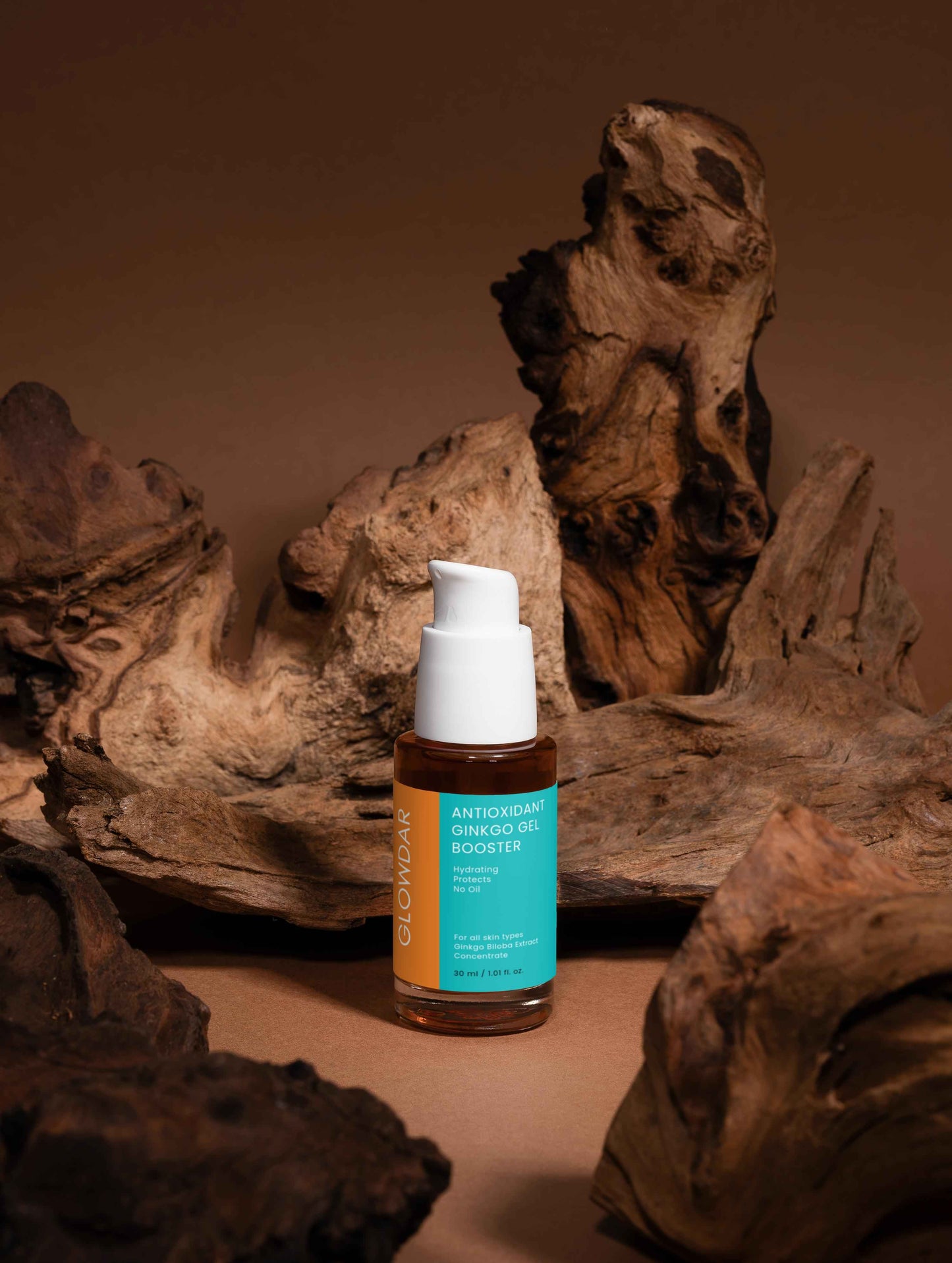 Glowdar Antioxidant Ginkgo Gel Booster – Hydrating, Protective & Oil-Free Face Gel (30 ml) - GLOWDAR