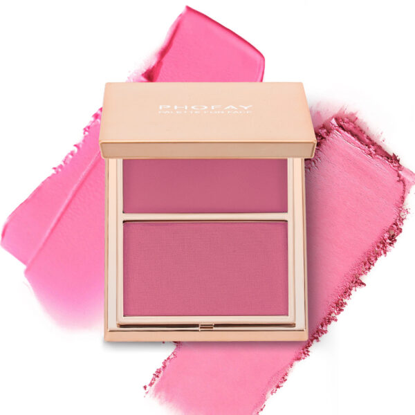 PHOFAY Double-Take Cream & Powder Blush Duo - Image 9