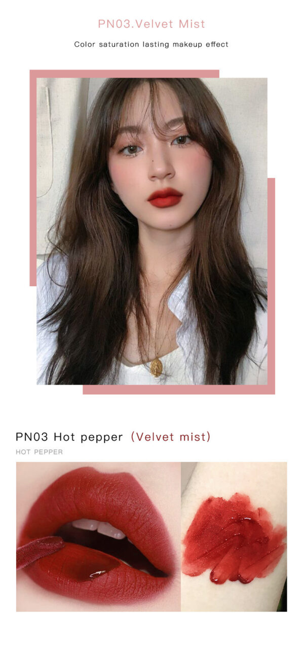 Mini Capsule Lip Lacquer – Mirror Matte Velvet, Moisturizing, No-Stain Formula - Image 5