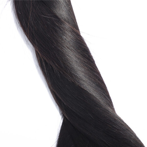 European And American Wigs, Real Hair Weaves, Natural Color, Smooth Hair Weaves - Image 2