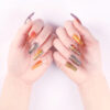 Ballet Nail Piece Gradient Glitter Powder Trapezoidal Nail Art Color Powder False Nails - Image 2