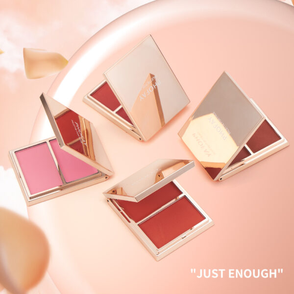 PHOFAY Double-Take Cream & Powder Blush Duo - Image 7