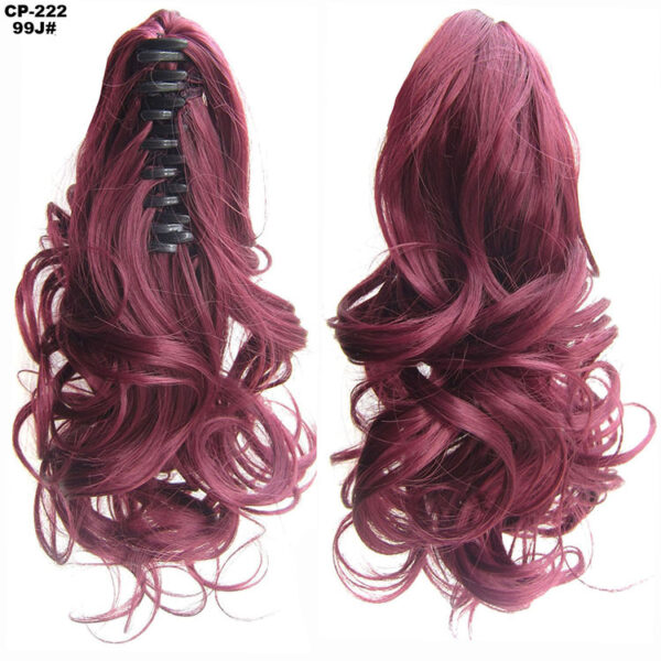 Long Wave Ponytail Wrap Around Ponytail Clip In Hair Headwear Gray Hairpiece Natural Extensions - Image 8