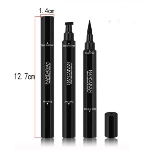 Double-headed seal eyeliner Triangle seal eyeliner 2-in-1 waterproof eyeliner