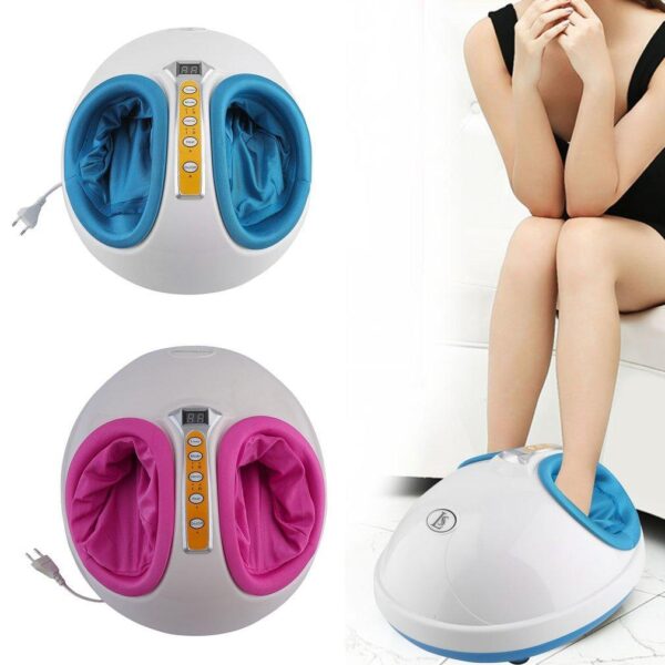 Air pressure pedicure massager with heat and beauty care