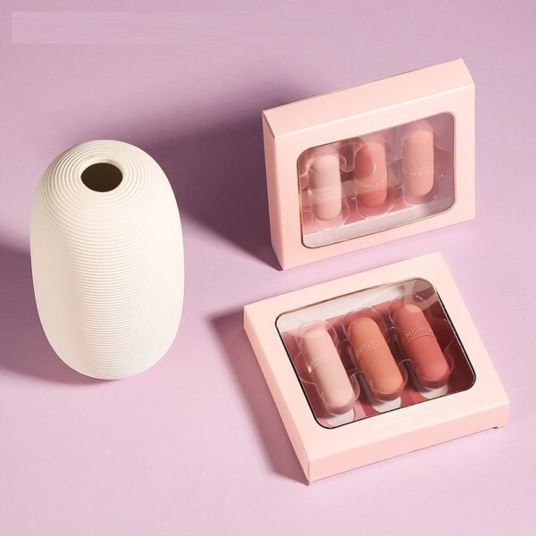 Mini Capsule Lip Lacquer – Mirror Matte Velvet, Moisturizing, No-Stain Formula - Image 2
