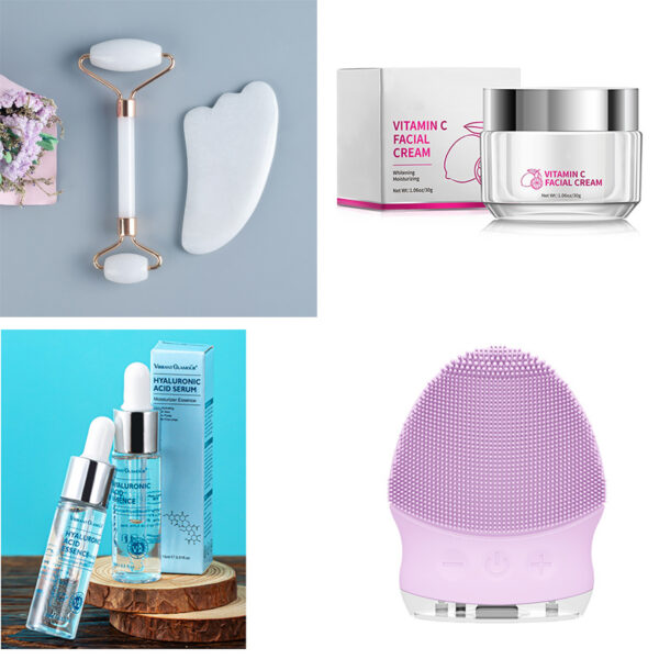 Hyaluronic Acid Face Serum Anti-Aging Shrink Pore Whitening Moisturizing Face Cream Dry Skin Care - Image 5