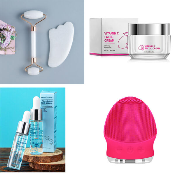 Hyaluronic Acid Face Serum Anti-Aging Shrink Pore Whitening Moisturizing Face Cream Dry Skin Care - Image 10