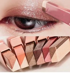 Lazy Eyeshadow Stick – Gradient Shimmer, Double Color, Waterproof & Easy to Apply