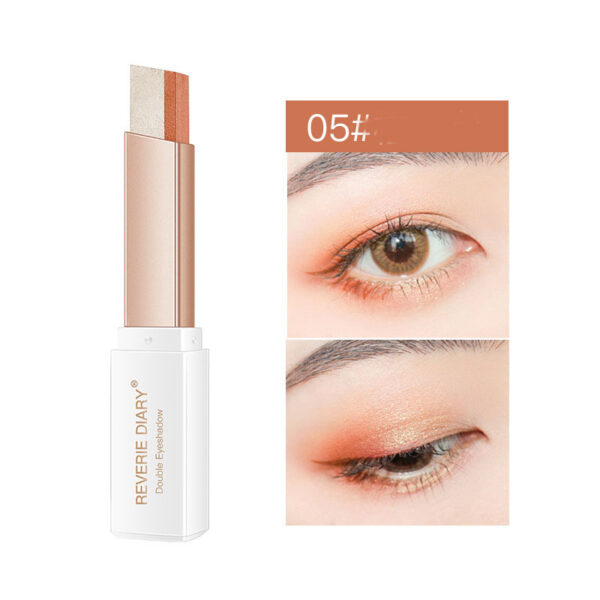 Lazy Eyeshadow Stick – Gradient Shimmer, Double Color, Waterproof & Easy to Apply - Image 9
