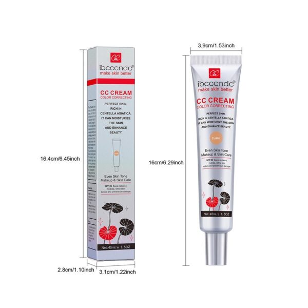Moisturizing CC Cream – Waterproof, Long-Lasting, Skin-Protecting Concealer - Image 6