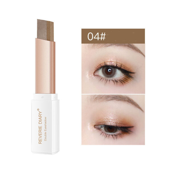 Lazy Eyeshadow Stick – Gradient Shimmer, Double Color, Waterproof & Easy to Apply - Image 10
