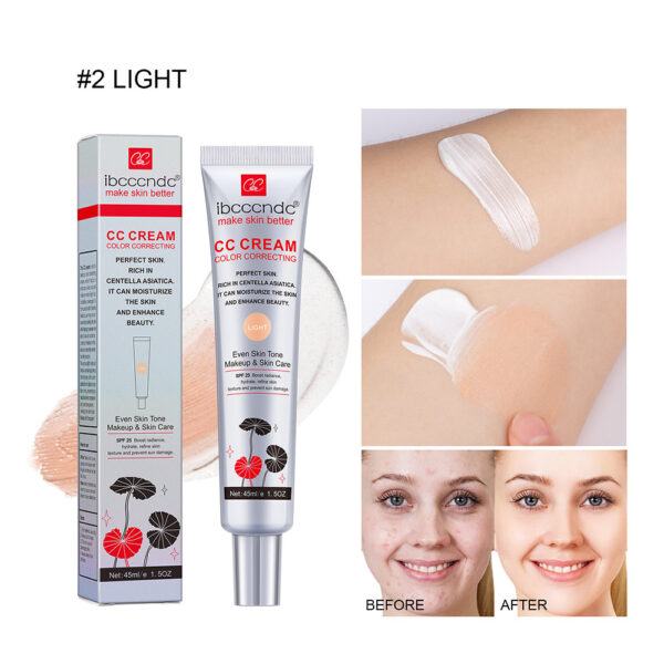 Moisturizing CC Cream – Waterproof, Long-Lasting, Skin-Protecting Concealer - Image 4