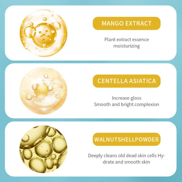Fruit Bath Salt Scrub Cream Exfoliating Body Care - Image 6